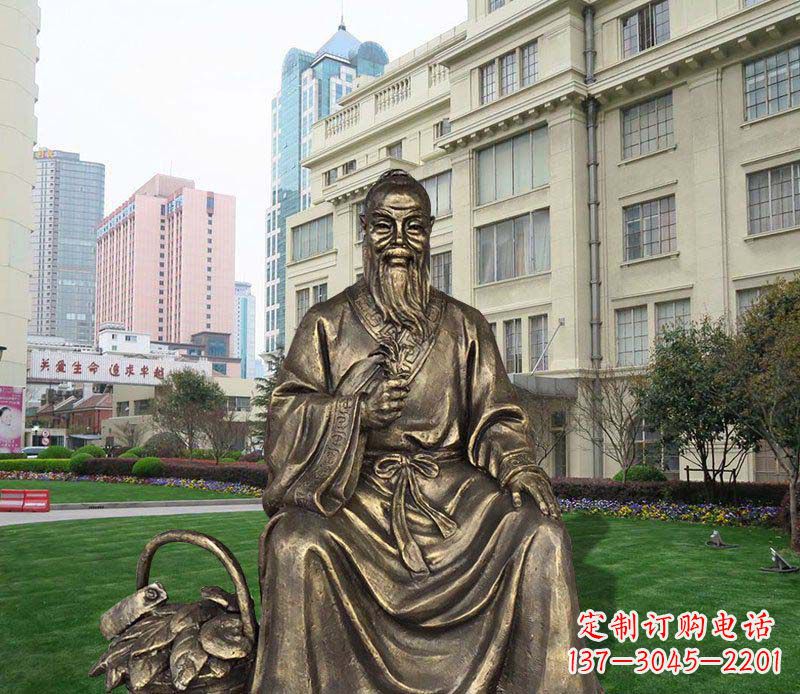 益阳精美古典——华佗古代名人铜雕