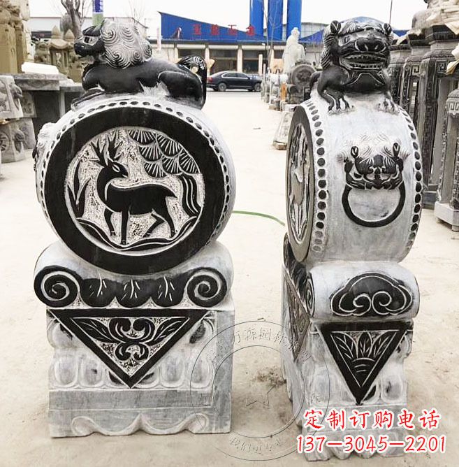 益阳品质卓越的黄山石雕门墩石