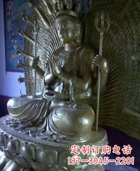 益阳中领雕塑:高质量黄铜佛像雕塑