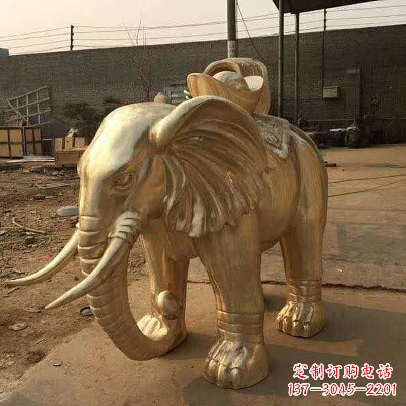益阳黄铜大象雕塑