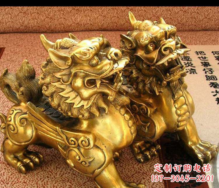 益阳超级定制麒麟雕塑,尊享贵族尊贵