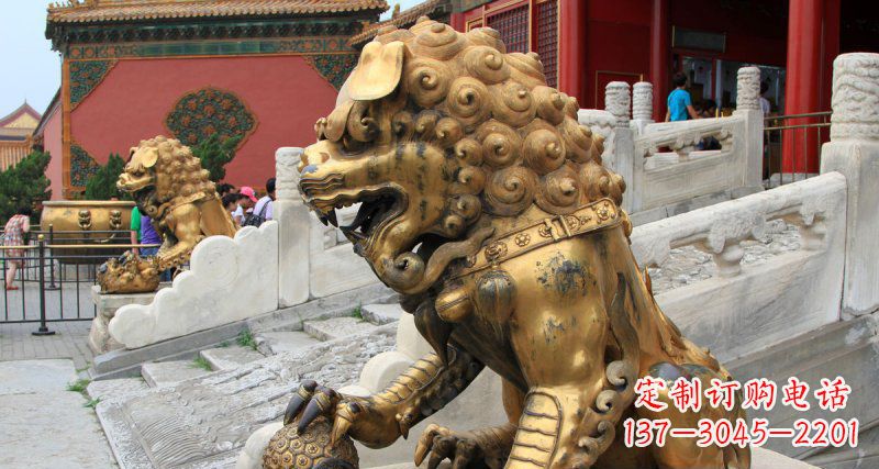 益阳黄铜狮子故宫狮雕塑