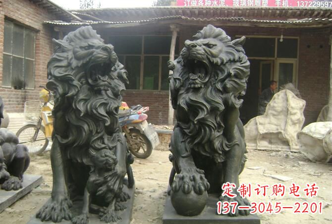 益阳高质量铜制狮子雕塑