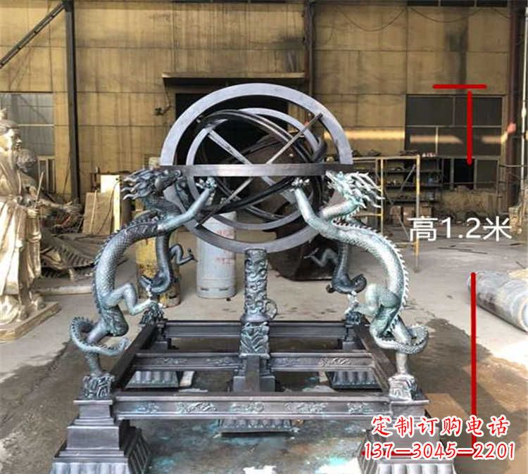 益阳浑天仪古代仪器校园景观雕塑