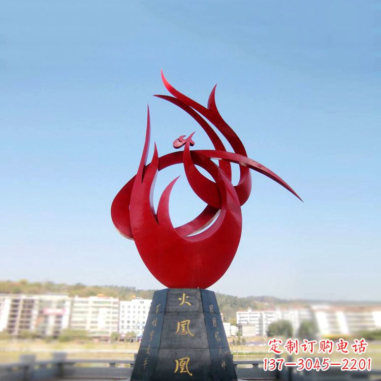 益阳火凤凰不锈钢雕塑