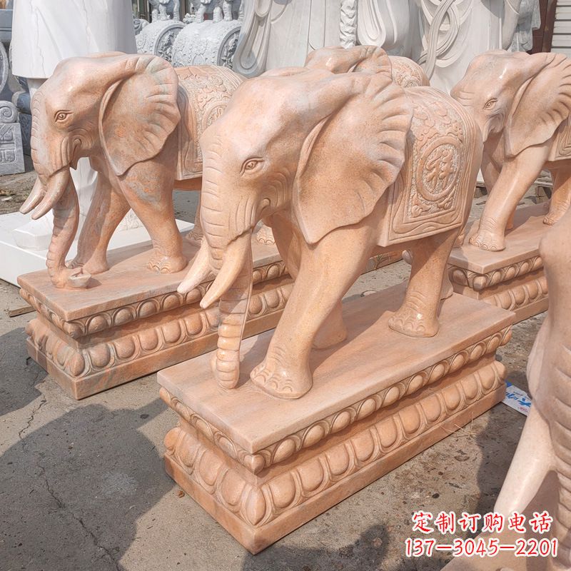益阳中领雕塑:大象雕塑吉祥如意