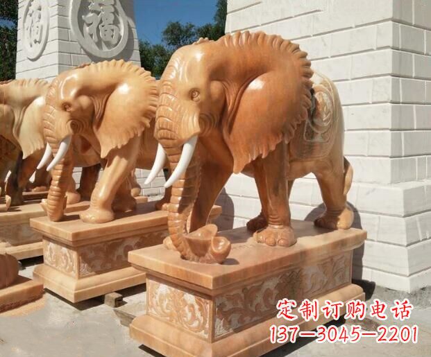 益阳象征吉祥及如意的大象雕塑