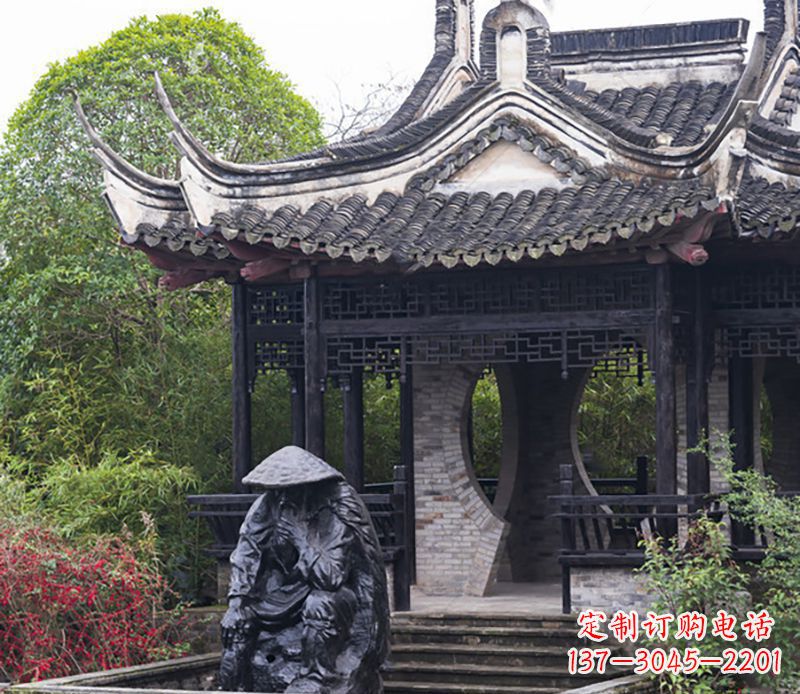 益阳姜太公铜雕