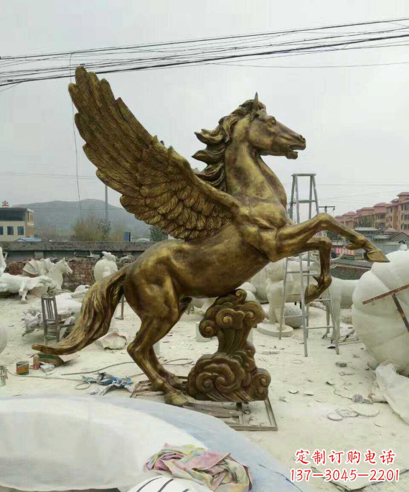 益阳祥云飞马铜雕,艺术品之美