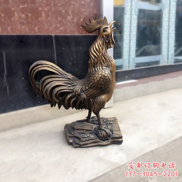 益阳中领雕塑出品的精美纯铜动物雕塑,是一款具…