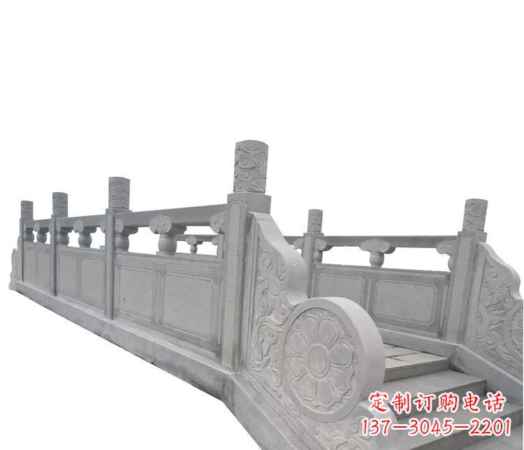 益阳中领雕塑精美的大理石栏板石雕