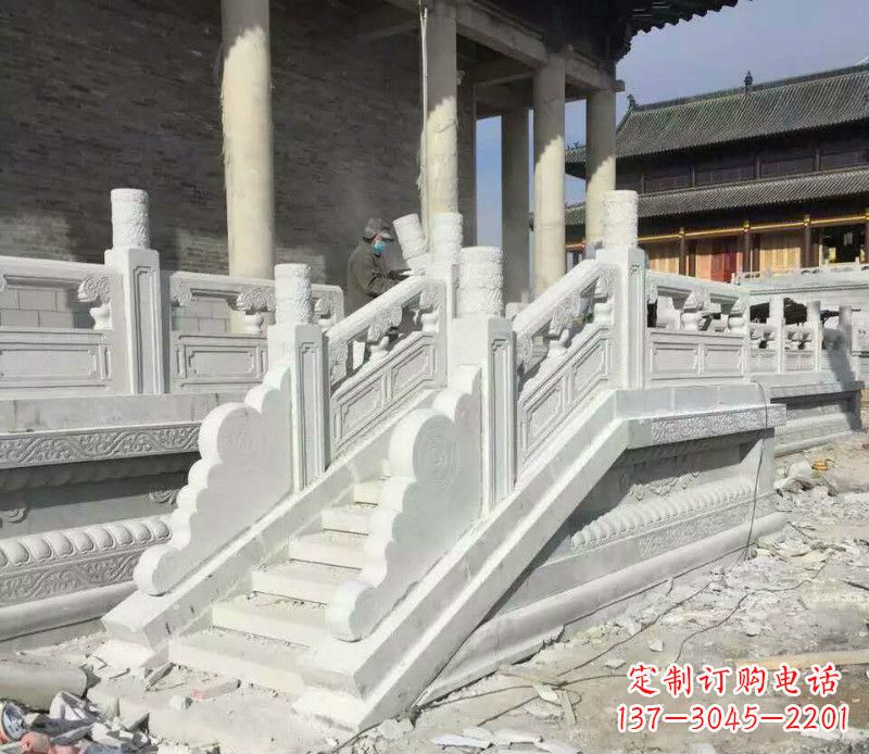 益阳大理石栏板石雕，精美绝伦，让建筑锦上添花