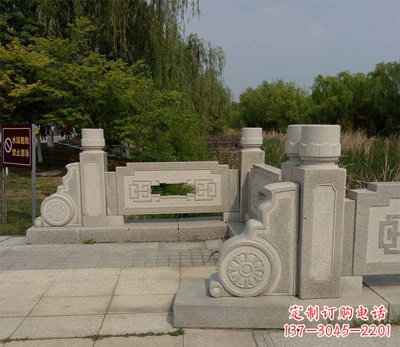 益阳大理石栏板石雕，精美绝伦