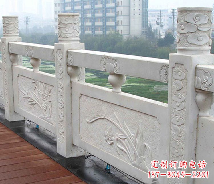 益阳精巧雕刻,优质大理石栏板石雕