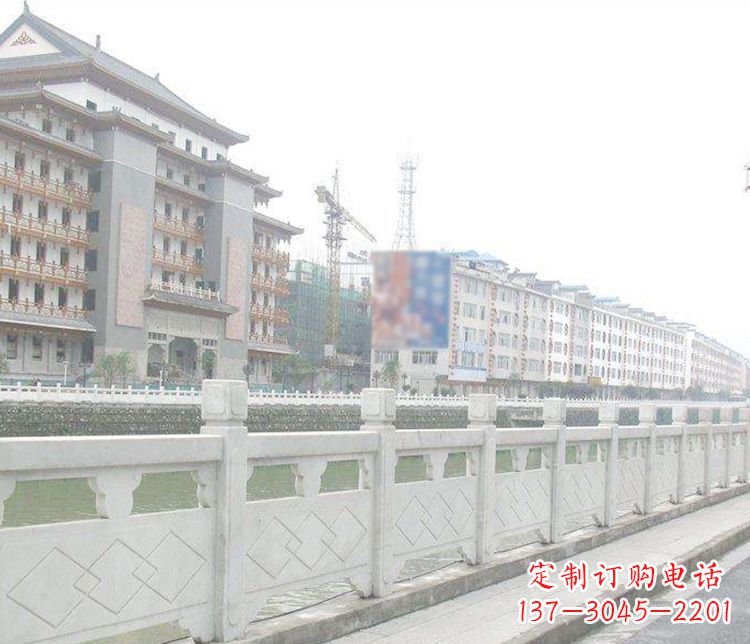 益阳流光溢彩的大理石栏板石雕