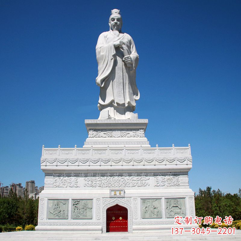 益阳礼赞中国古代思想家孟子,领雕塑迎来高雅雕塑定制!