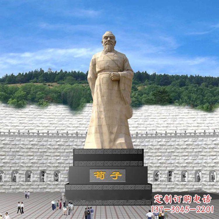 益阳荀子大型石雕塑,追求卓越的精致艺术