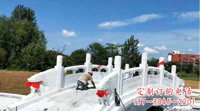 益阳标题:领雕塑——最具艺术魅力的汉白玉石雕拱桥