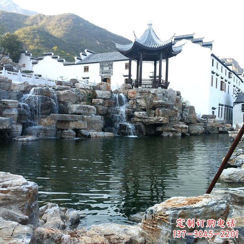 益阳景区景点水池水景奇石假山