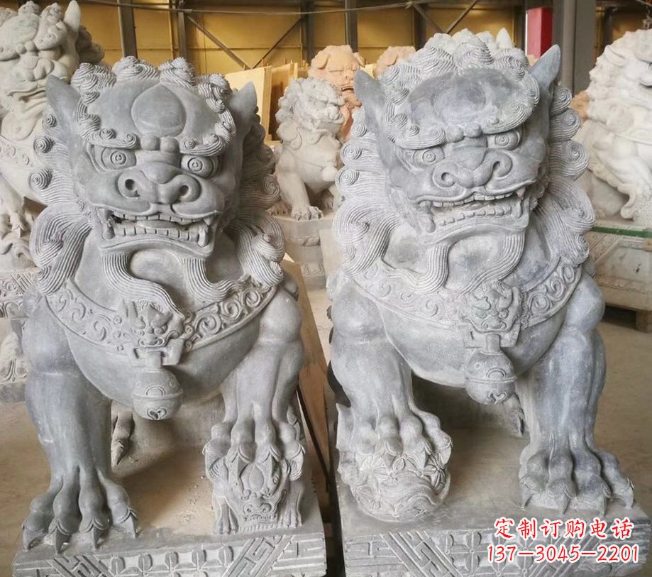 益阳南方石狮子雕塑，传承古典工艺