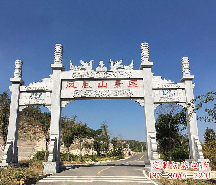 益阳中领雕塑:高质量牌坊石雕