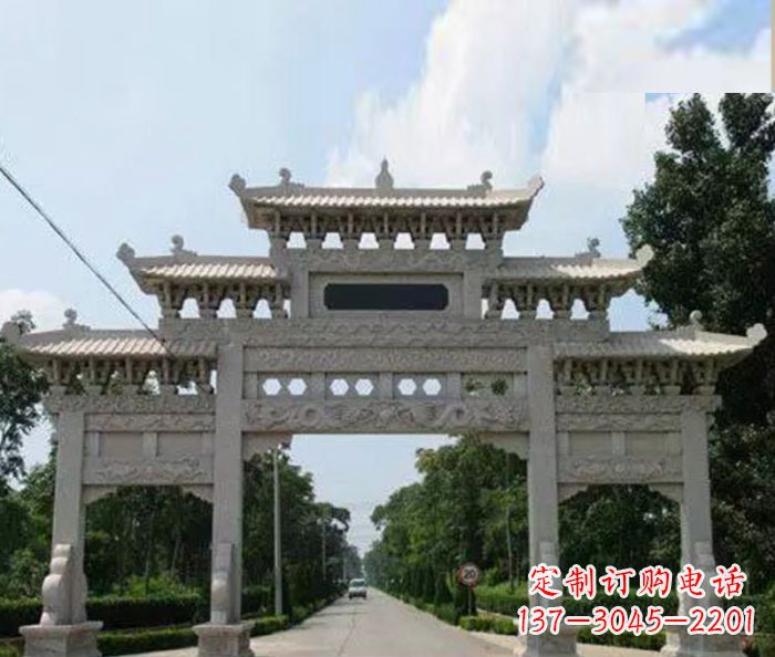 益阳高品质牌坊石雕,专为客户量身定制