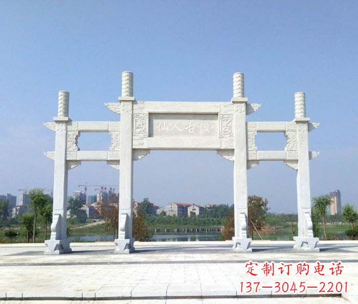 益阳精美牌楼石雕,给你传统文化的享受