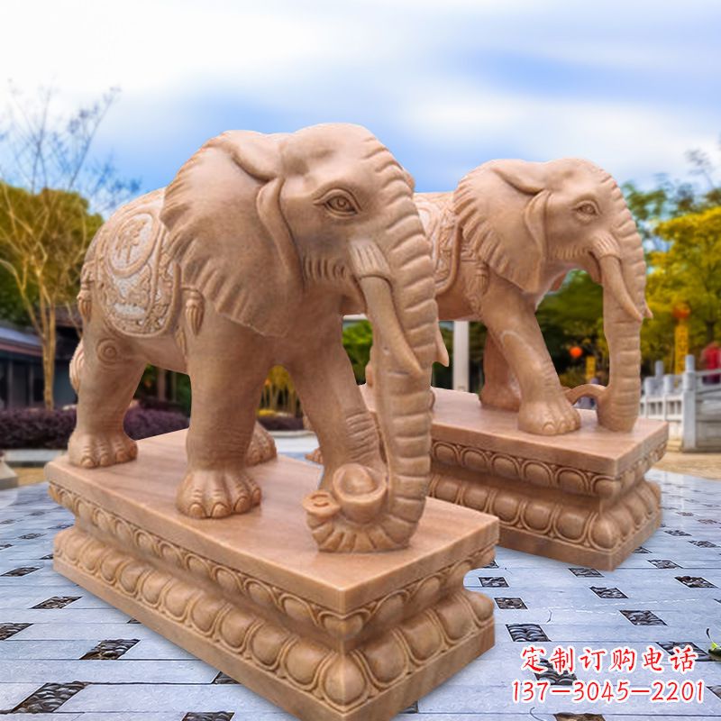 益阳品质精美的酒店大象雕塑