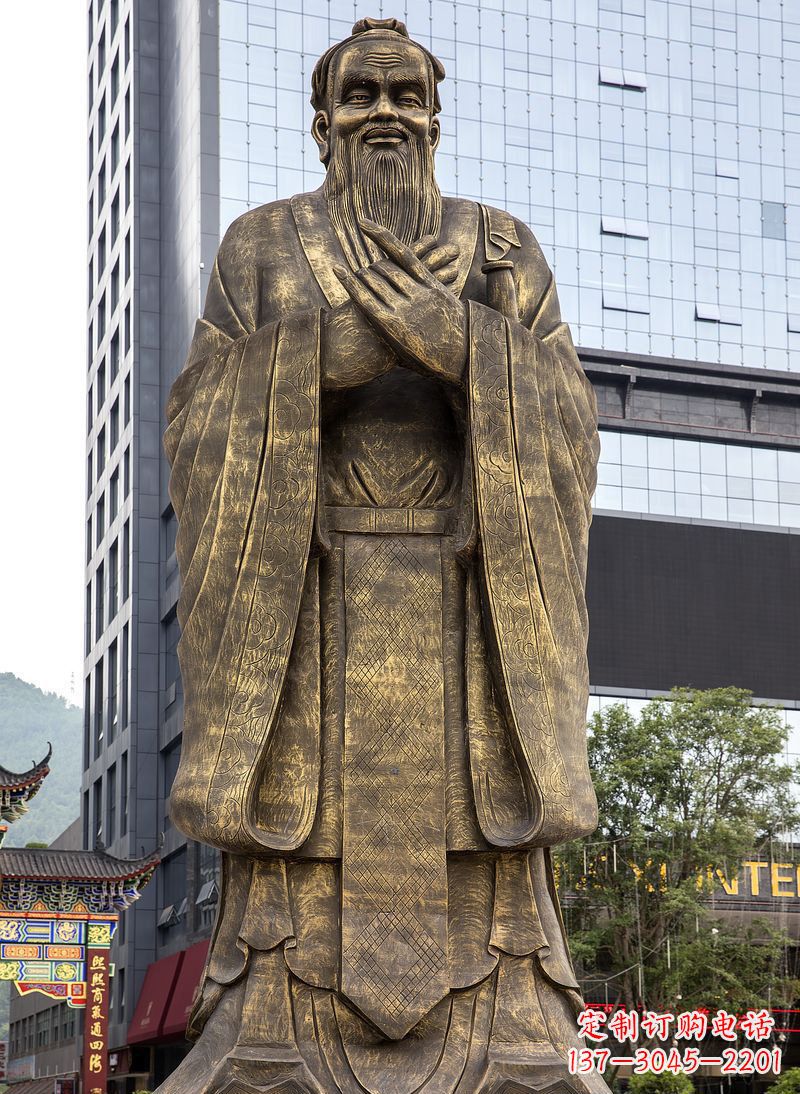 益阳传承古代名人铜雕,一件件精美雕塑装点你的生活