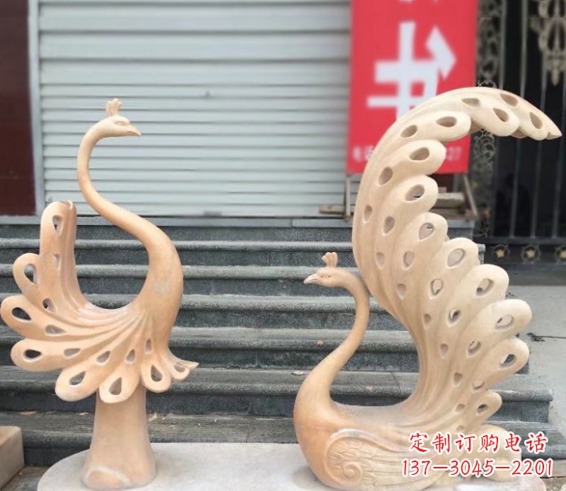 益阳中领雕塑专业提供独特精致的孔雀石雕塑,以…