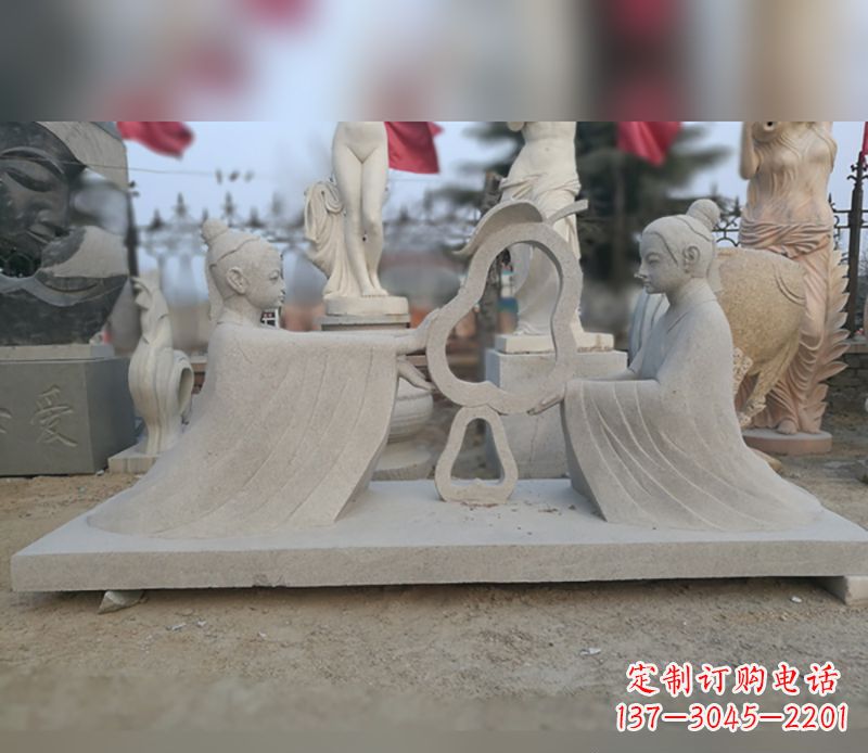 益阳选择传统工艺,重现古代大臣孔融的精致雕塑