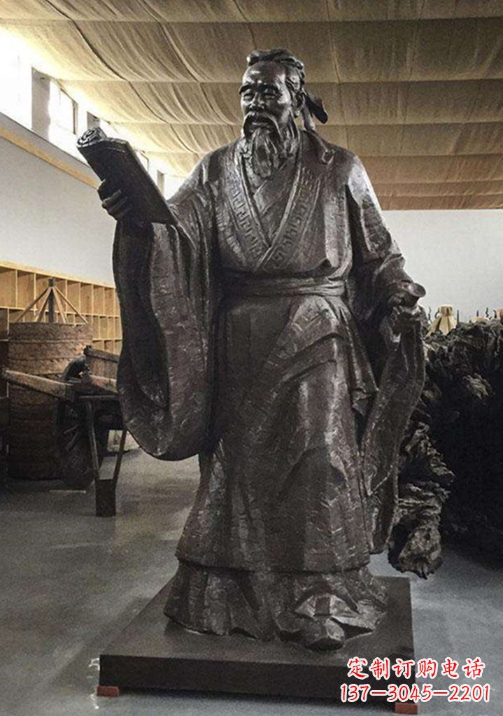 益阳中国古代圣贤孔子雕塑