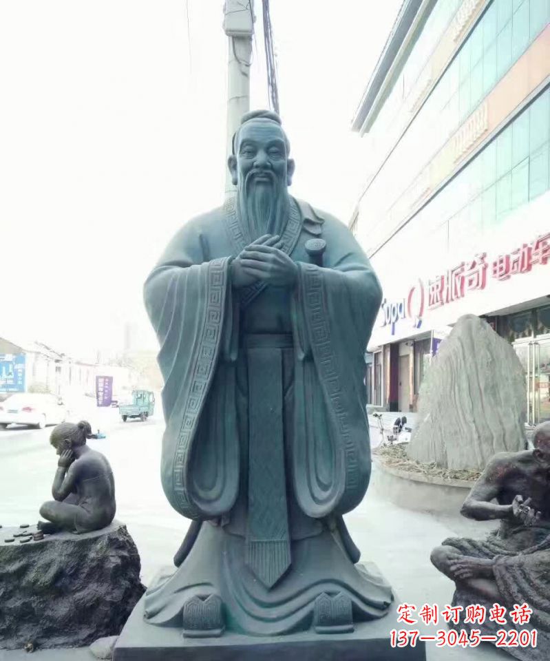 益阳拥有传统文化气息的精美孔子雕像