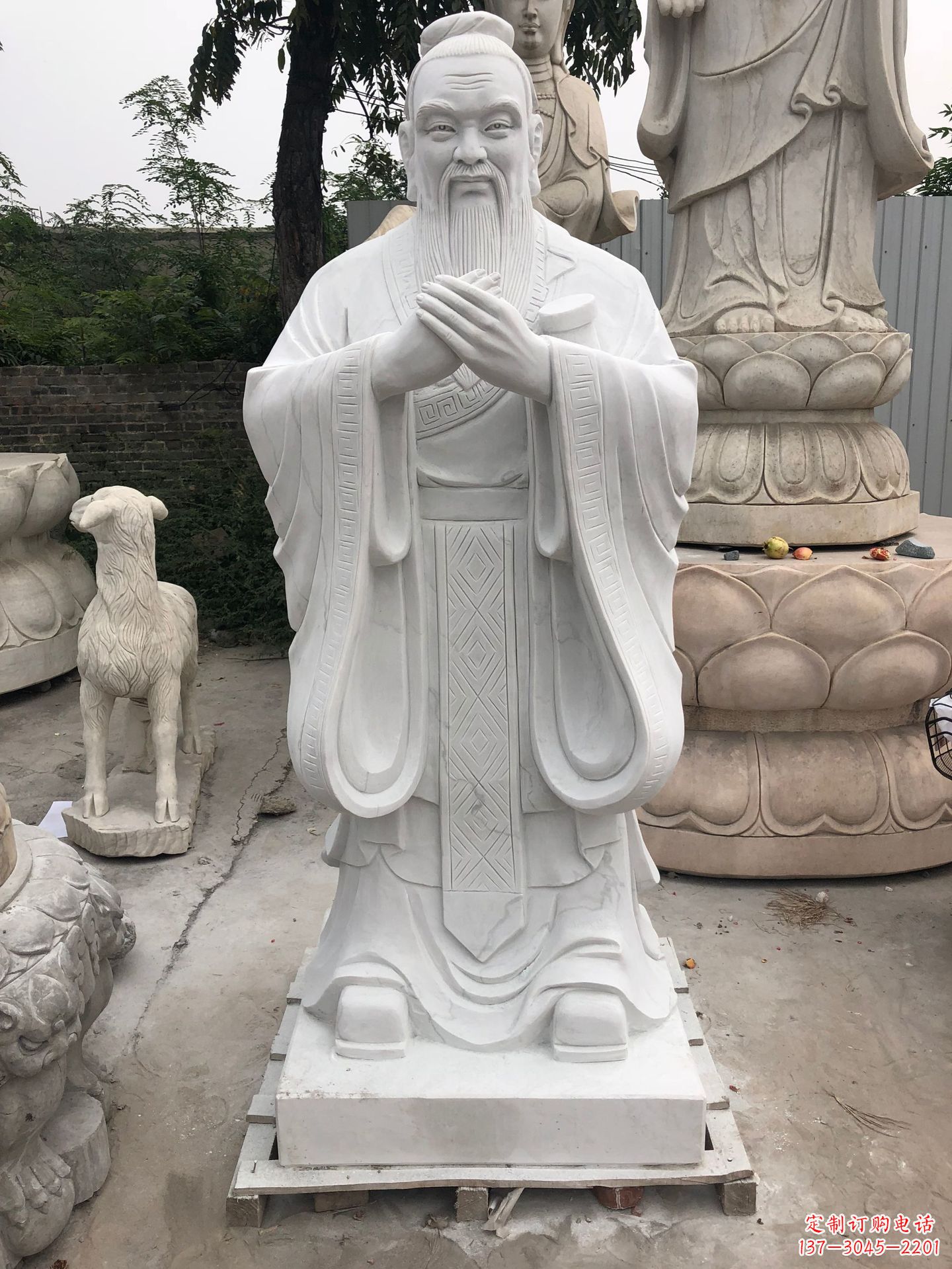 益阳孔子铜雕塑,重现传统文化的荣耀