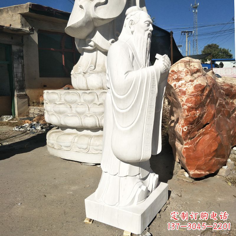 益阳用艺术雕刻一流品质体验传承历史的孔子石雕