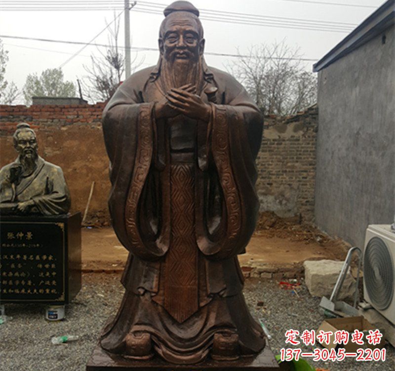 益阳体现传统文化魅力精美孔子雕塑