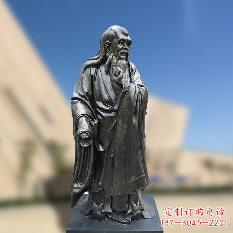 益阳精美老子雕像,体现哲学思考之美