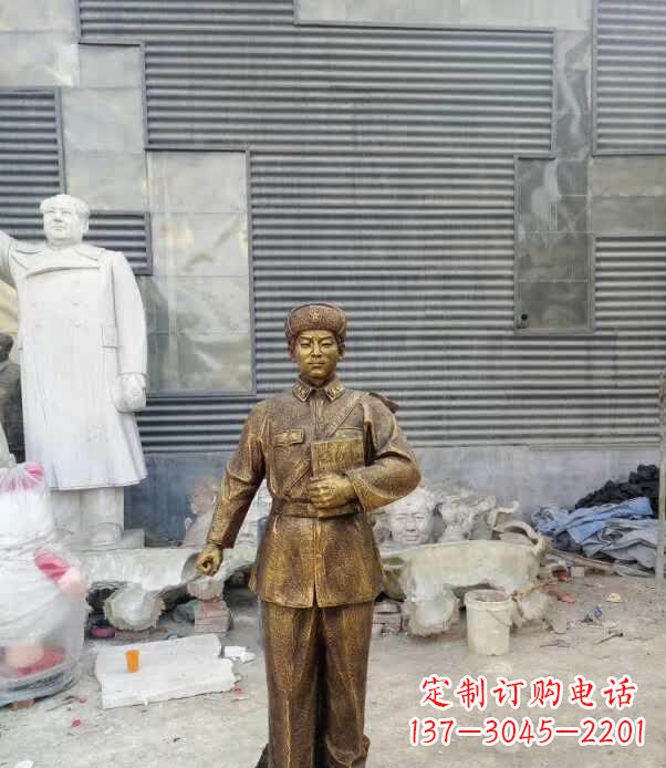 益阳雷锋雕塑,传承志愿精神