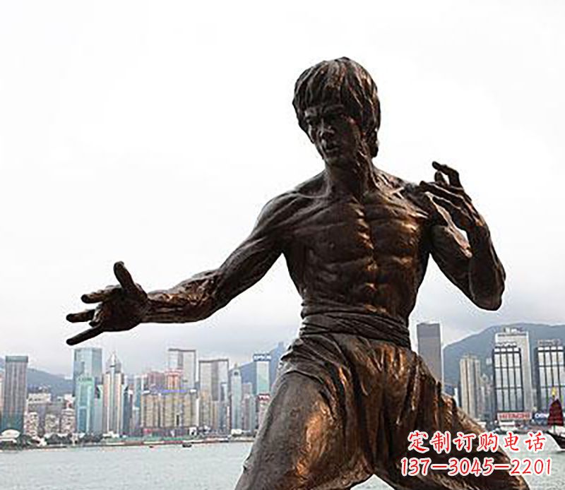 益阳李小龙铜雕,为您展现明星的精彩!
