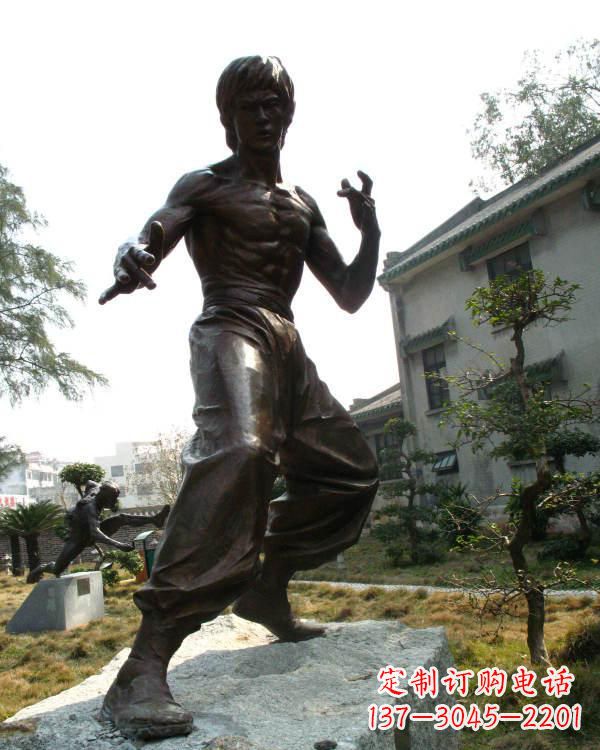 益阳专业定制李小龙铜雕