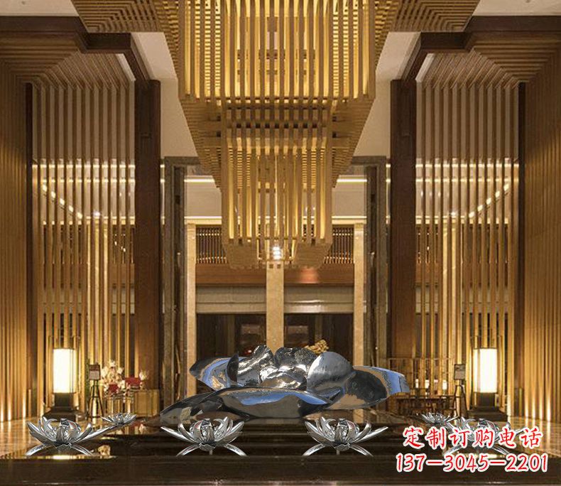 益阳专业定制莲花不锈钢雕塑