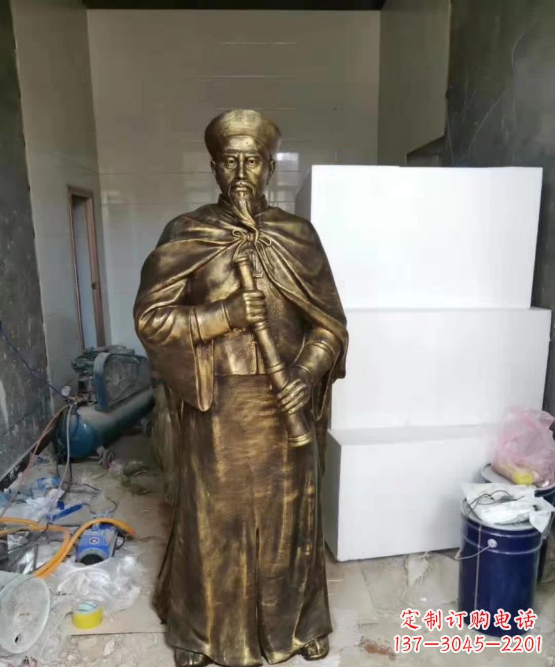 益阳荣耀中国历史人物——林则徐铜雕