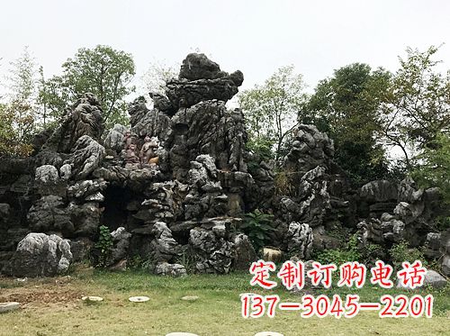 益阳灵璧出品的山水雕塑