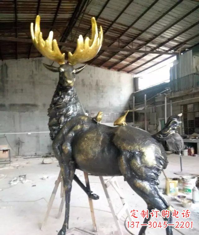 益阳精美羚羊铜雕,打造您独一无二的家居装饰
