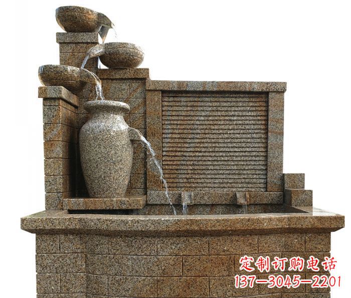 益阳中领雕塑专业定制水槽庭院石雕摆件,它们是…