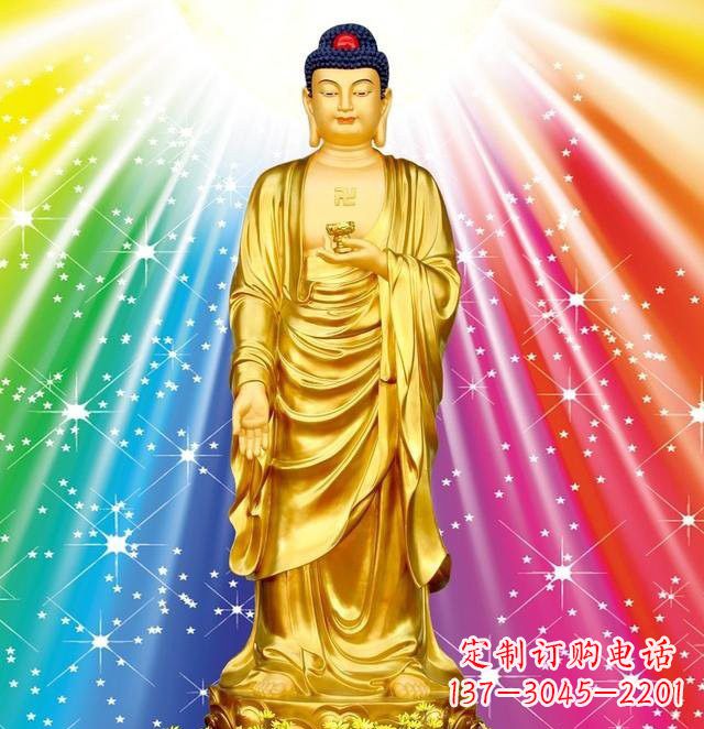 益阳中领雕塑推出的鎏金如来神佛铜雕，专为仪式…
