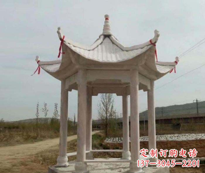 益阳凉亭雕塑定制--领雕塑