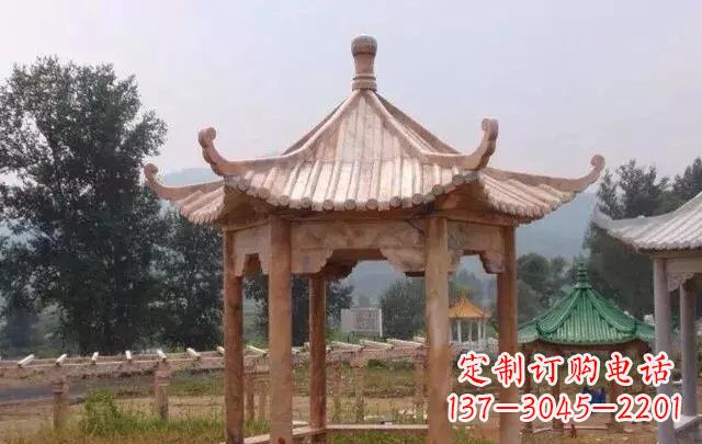 益阳营造古朴悠然的凉亭石雕