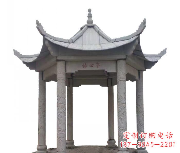 益阳精美凉亭石雕–精细雕刻制作精致的艺术品