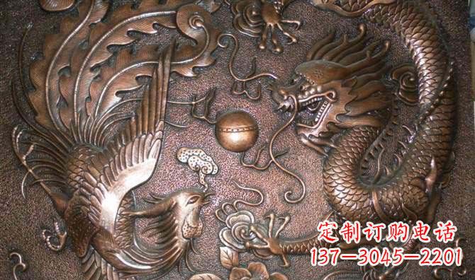 益阳传统风情铜雕龙让灵魂升华